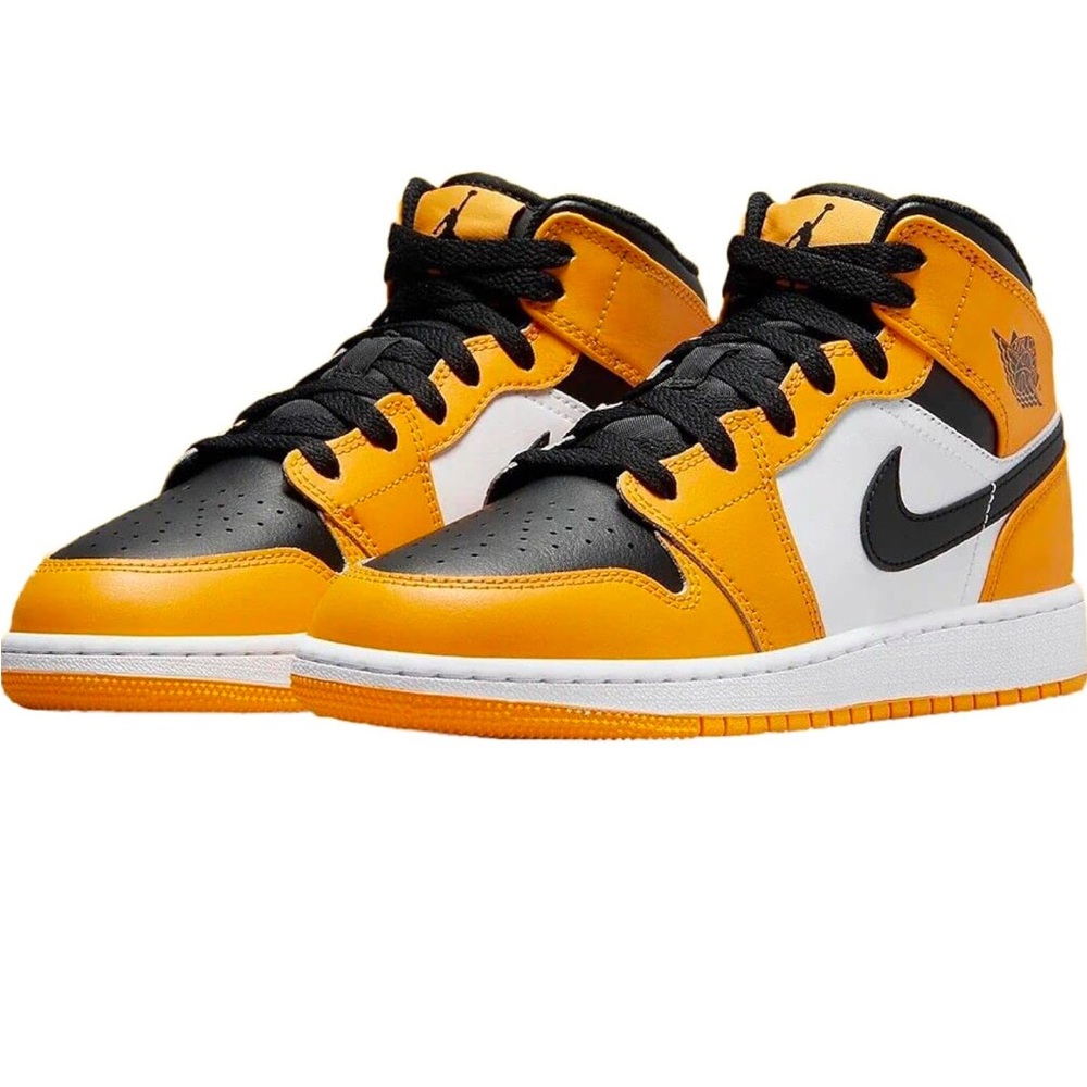 Nike Jordan Youth Air 1 Mid Taxi size 7 EUC